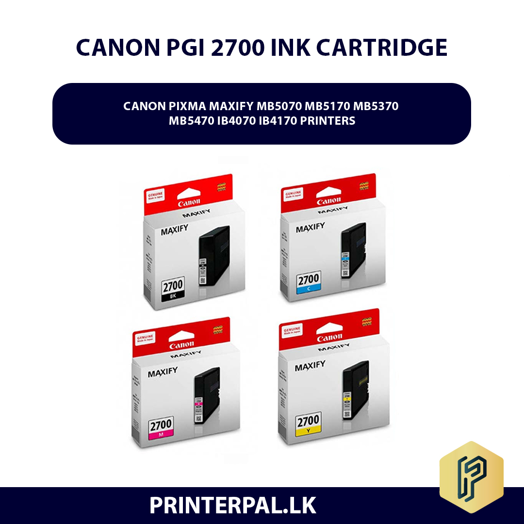 2700 Ink Canon PGI 2700 Ink Cartridge - Printer Pal