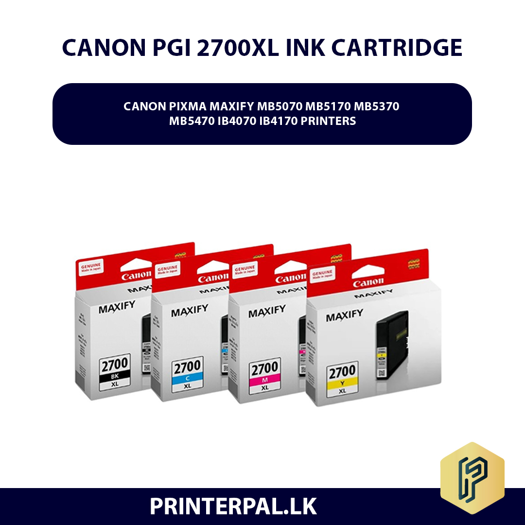 2700 Ink Canon PGI-2700XL Ink Cartridge Sri Lanka | Buy Online